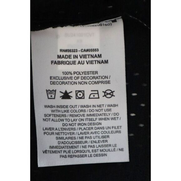 Nike FN2256-010 Women's Sz XS Black/White NSW Air Mesh Tank Top - Picture 4 of 9